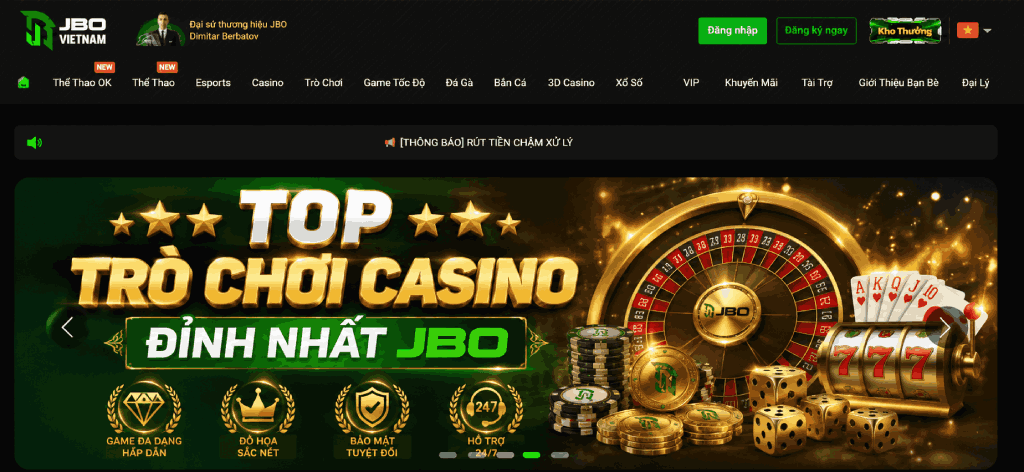 top trò chơi casino JBO