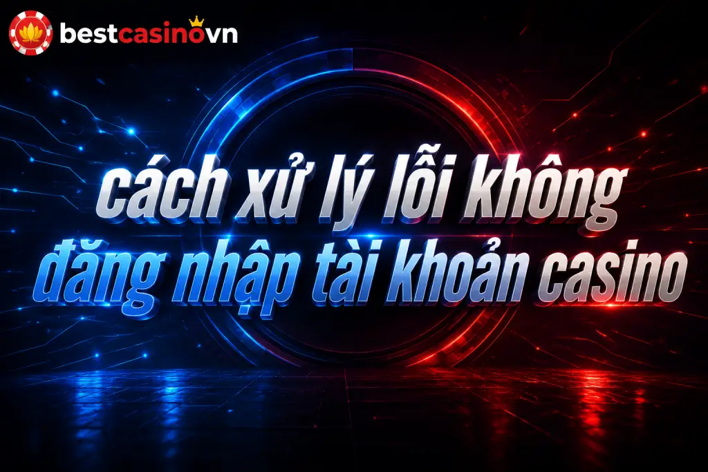 xử lý đăng nhập casino bị lỗi