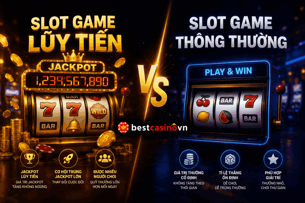 slot game lũy tiến vs slot game thông thường