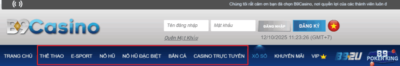 đặt cược B9casino