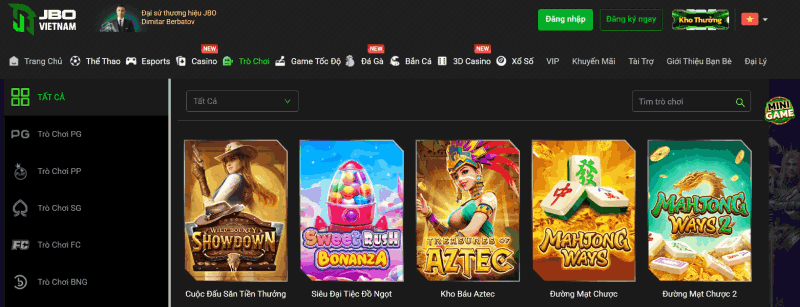 cổng game uy tín JBO