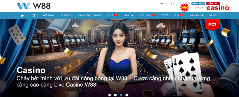 Trang chủ W88 casino