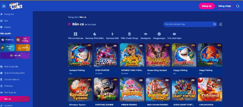 bắn cá HappyLuke bắn cá HappyLuke