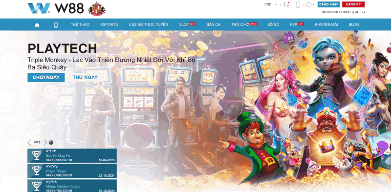cổng game uy tín W88